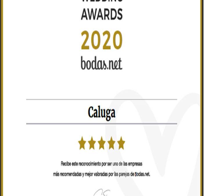 Bodas Caluga gana el premio Wedding Awards 2020